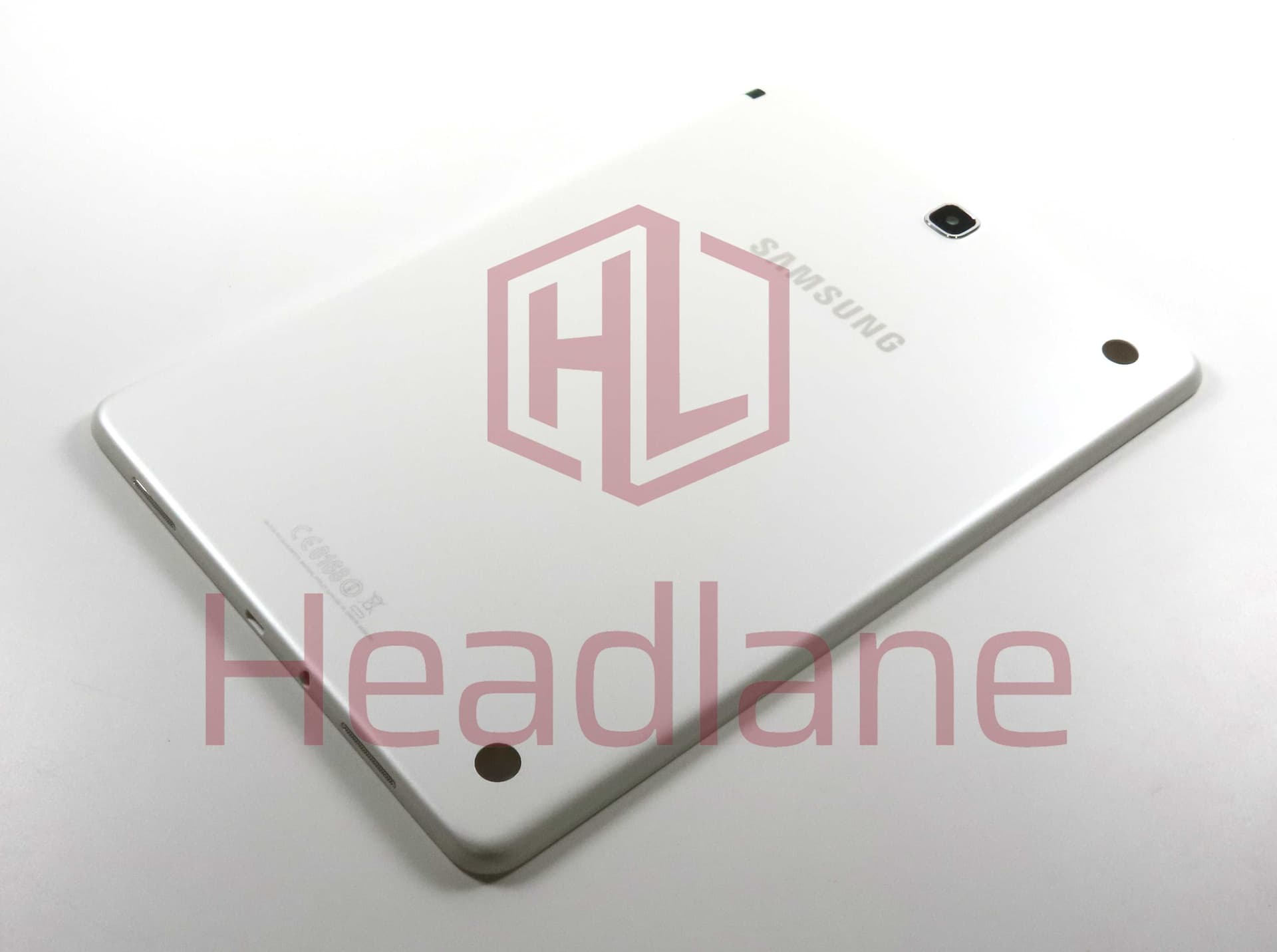 Samsung SM-T550 Galaxy Tab A Back / Battery Cover - White - GH98-37363C - Samsung Replacement Part