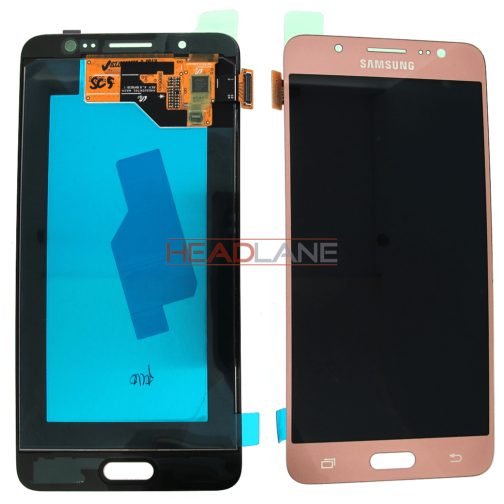 Samsung SM-J510 Galaxy J5 (2016) LCD Display / Screen + Touch - Pink Gold - GH97-18792D - Samsung Replacement Part
