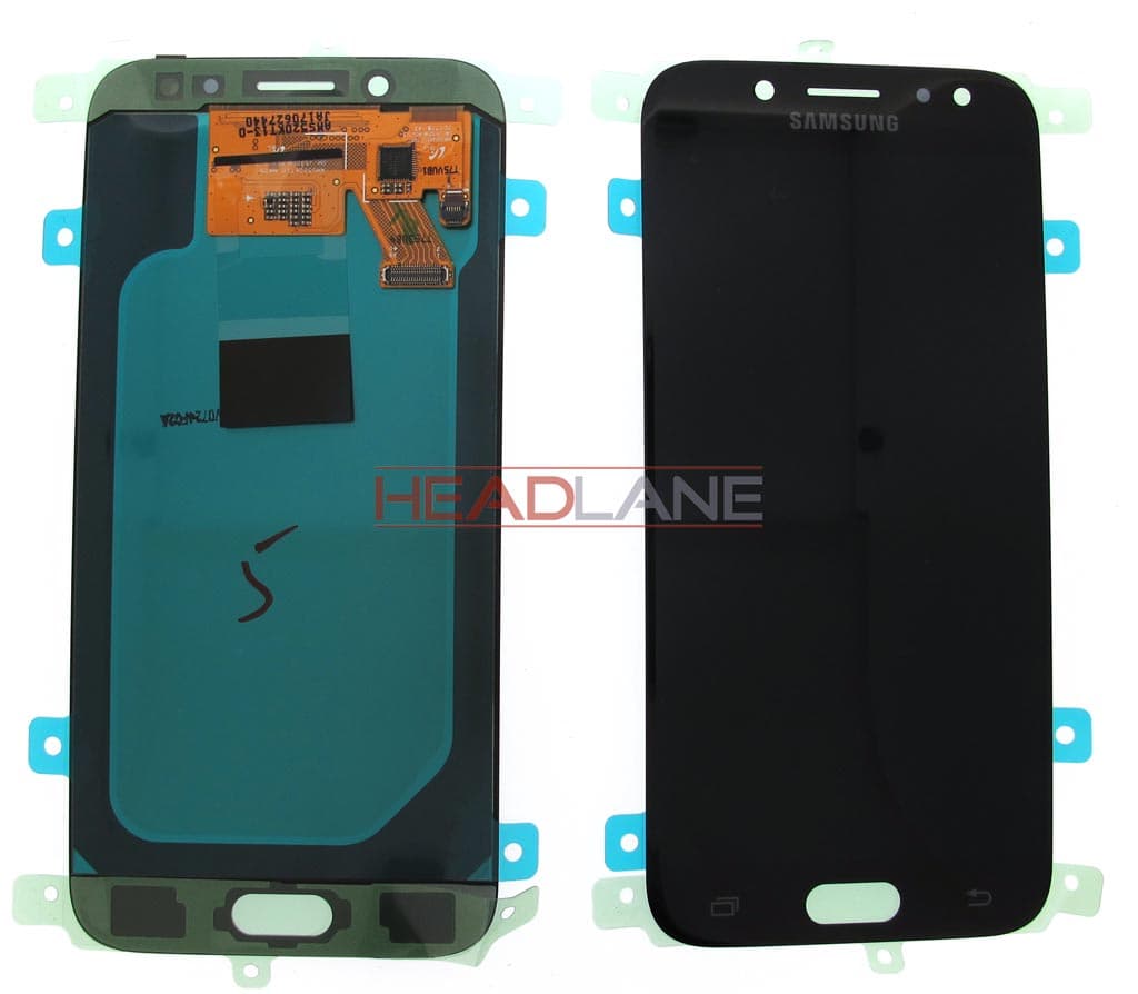 Samsung SM-J530 Galaxy J5 (2017) LCD Display / Screen + Touch - Black - GH97-20880A - Samsung Replacement Part
