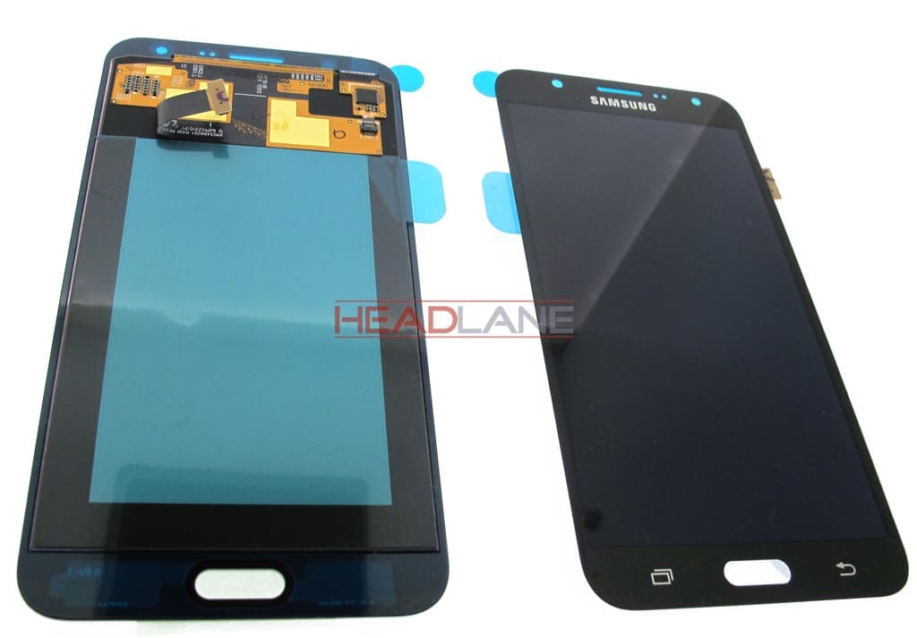 Samsung SM-J700 Galaxy J7 LCD Display / Screen + Touch - Black - GH97-17670C - Samsung Replacement Part