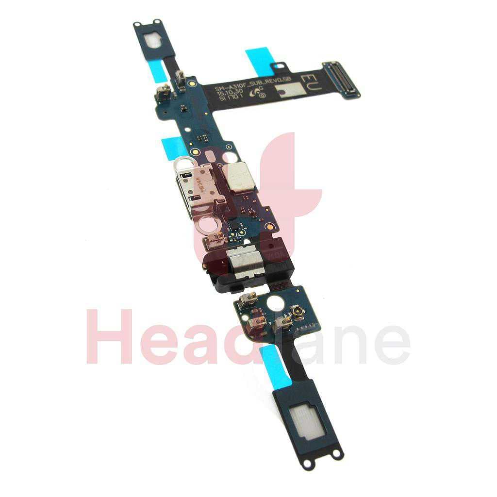 Samsung SM-A310 Galaxy A3 (2016) USB / Charging Port Flex Cable - GH96-09371A - Samsung Replacement Part