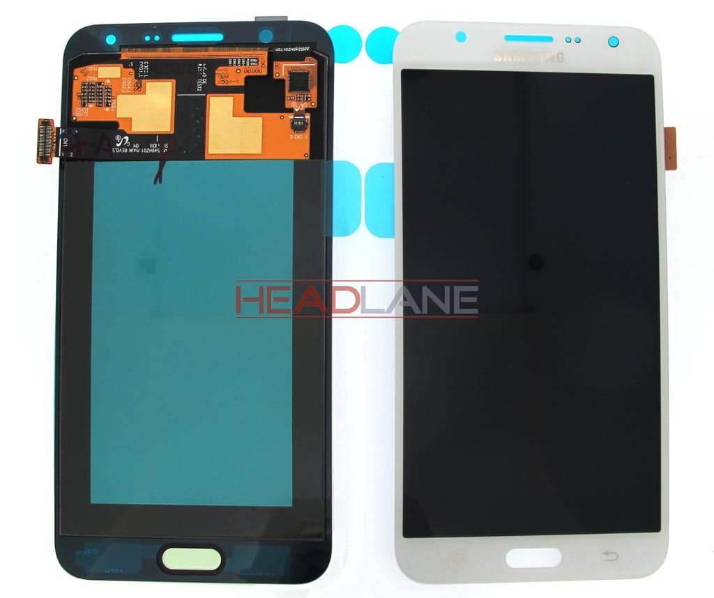 Samsung SM-J700 Galaxy J7 LCD Display / Screen + Touch - White - GH97-17670A - Samsung Replacement Part