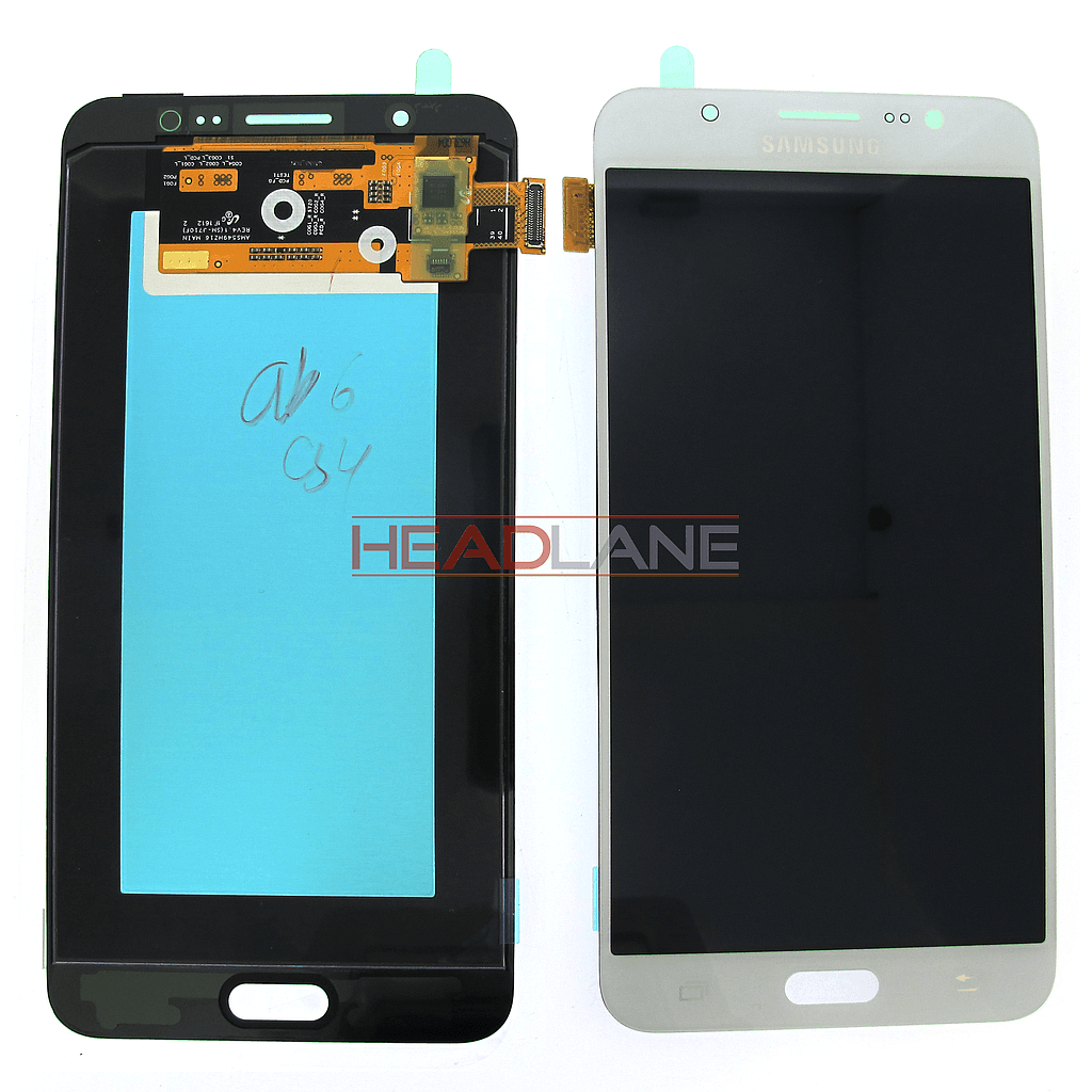 Samsung SM-J710 Galaxy J7 (2016) LCD Display / Screen + Touch - White - GH97-18855C - Samsung Replacement Part