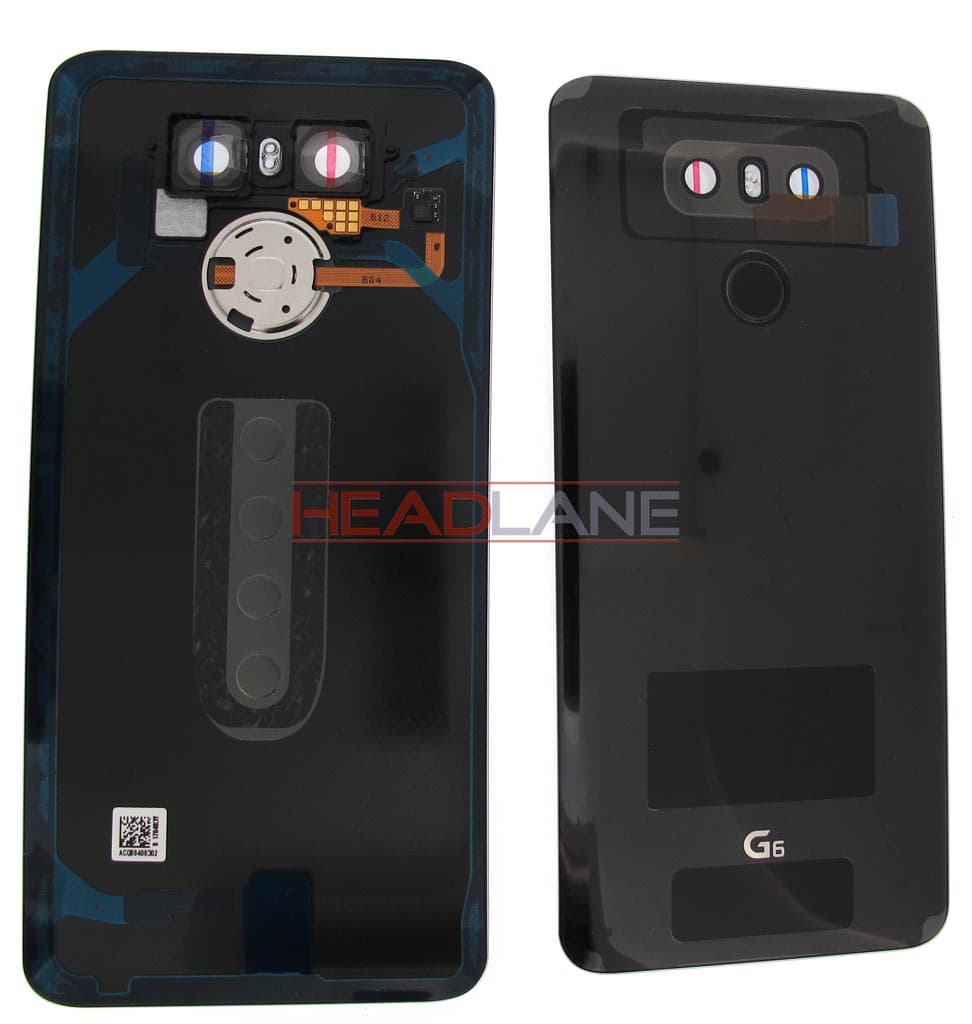 LG H870 G6 Battery Cover - Black - ACQ89406302 - LG Replacement Part
