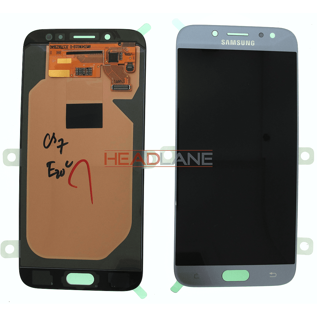 Samsung SM-J730 Galaxy J7 (2017) LCD Display / Screen + Touch - Silver - GH97-20801B - Samsung Replacement Part
