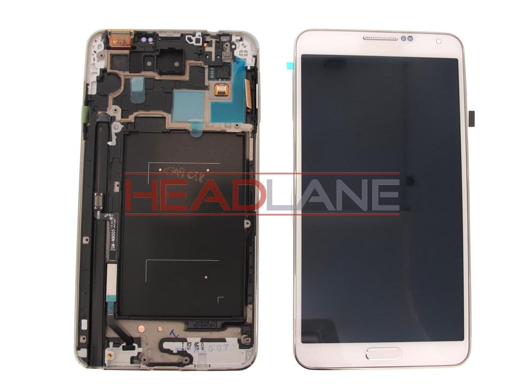Samsung SM-N9005 Galaxy Note 3 LTE LCD Display / Screen + Touch - White - GH97-15209B - Samsung Replacement Part